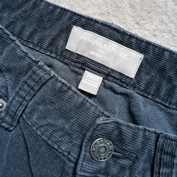 Women's Banana Republic Black Corduroys sz 2 - Picture 3 of 3